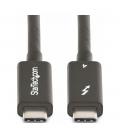 Cable usb tipo c startech 2m - macho - macho - negro