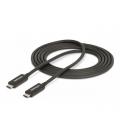 Cable usb tipo c startech 2m - macho - macho - negro