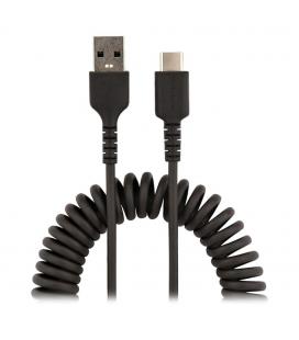Cable usb tipo a a usb tipo c startech 1m - macho - macho - negro - rizado