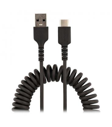 Cable usb tipo a a usb tipo c startech 1m - macho - macho - negro - rizado