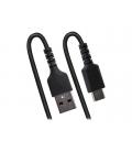 Cable usb tipo a a usb tipo c startech 1m - macho - macho - negro - rizado
