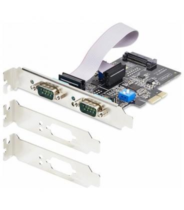 Tarjeta de red startech 2s232422485 - pc - card 2x rs232 pci express