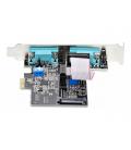 Tarjeta de red startech 2s232422485 - pc - card 2x rs232 pci express