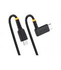 Cable usb tipo c startech 0.15m - macho - macho - negro