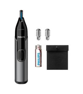 Perfilador philips nose trimmer 3650 serie 3000/ a pilas/ 3 accesorios