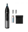 Perfilador philips nose trimmer 3650 serie 3000/ a pilas/ 3 accesorios