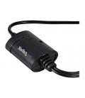 Cable 2x db9 a usb tipo a startech 1.8m - macho - macho - negro