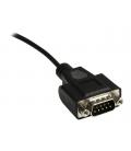 Cable 2x db9 a usb tipo a startech 1.8m - macho - macho - negro
