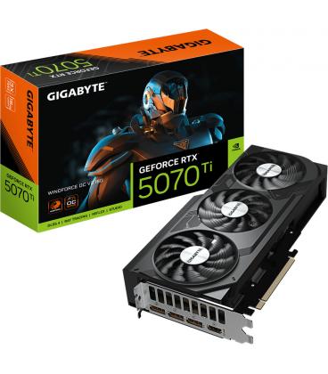 Tarjeta gráfica gigabyte geforce rtx 5070 ti windforce oc v2/ 16gb gddr7