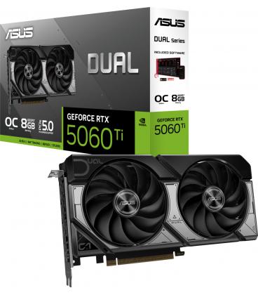 Tarjeta gráfica asus dual geforce rtx 5060 ti oc/ 8gb gddr7