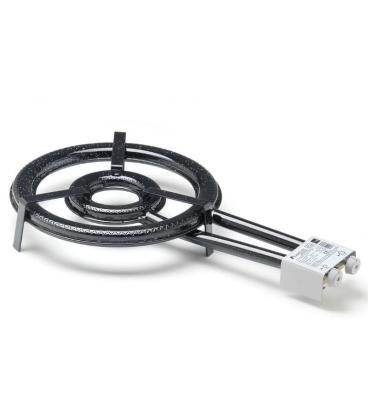 Paellero flames vlc t-380/ 2 quemadores/ diámetro 38cm
