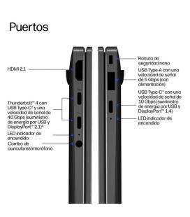 HP EliteBook X G2i 14 inch Notebook Next Gen AI PC Wolf Pro Security Edition Copilot+ PC Intel Core Ultra X7 358H Portátil 35,6 