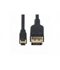 Cable mini dp a displayport startech 3m - macho - macho - negro