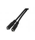 Cable mini jack 3.5mm startech 0.2m - hembra - macho - negro