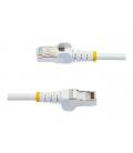 Cable de red startech latiguillo rj45 lszh s - ftp cat6a 0.5m blanco