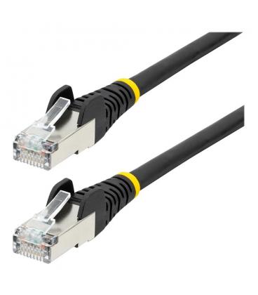 Cable de red startech latiguillo rj45 lszh s - ftp cat6a 0.5m negro