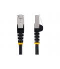 Cable de red startech latiguillo rj45 lszh s - ftp cat6a 0.5m negro