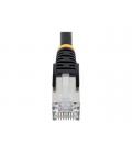Cable de red startech latiguillo rj45 lszh s - ftp cat6a 0.5m negro