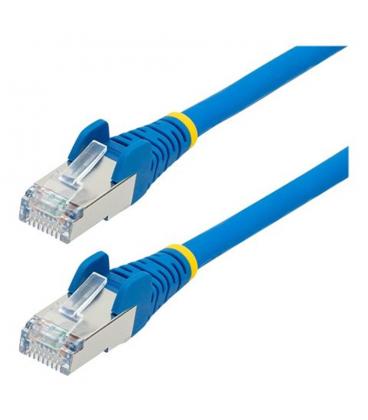 Cable de red startech latiguillo rj45 lszh s - ftp cat6a 0.5m azul