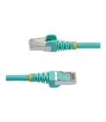 Cable de red startech latiguillo rj45 lszh s - ftp cat6a 1m aqua