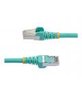 Cable de red startech latiguillo rj45 lszh s - ftp cat6a 5m aqua
