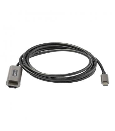 Cable usb tipo c a hdmi 4k startech 2m - macho - macho - negro