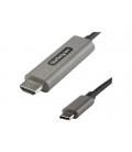 Cable usb tipo c a hdmi 4k startech 4m - macho - macho - negro
