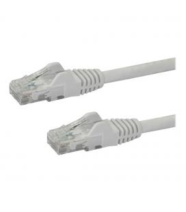 Cable de red startech latiguillo rj45 utp cat6 10m blanco