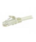 Cable de red startech latiguillo rj45 utp cat6 10m blanco