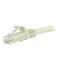 Cable de red startech latiguillo rj45 utp cat6 1.5m blanco