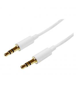 Cable mini jack 3.5mm startech 2m - macho - macho - blanco