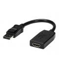 Adaptador displayport a hdmi startech 0.24m - macho - hembra - negro