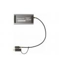 Adaptador usb tipo c - usb tipo a a 2x hdmi startech 0.3m - macho - hembra - gris