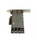 Tarjeta de red startech st20000spexi 2x rj45 pci express 2.0