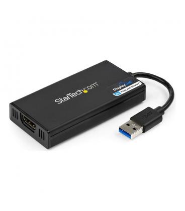 Adaptador usb 3.0 a hdmi 4k startech 0.2m - macho - hembra - negro