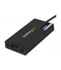 Adaptador usb 3.0 a hdmi 4k startech 0.2m - macho - hembra - negro