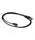 Cable micro usb tipo b a usb tipo a statech 1m - macho - macho - negro