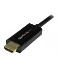 Cable displayport a hdmi startech 5m - macho - macho - negro