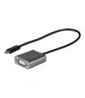 Adaptador usb tipo c a vga startech 0.3m - macho - hembra - negro