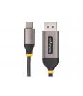 Cable usb tipo c a displayport startech 3m - macho - macho - gris - negro