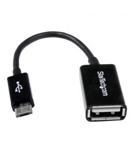 Cable micro usb tipo b a usb tipo a startech macho - hembra - negro
