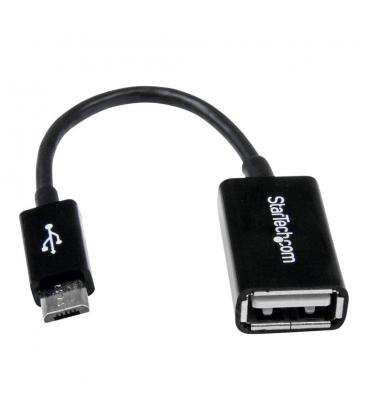 Cable micro usb tipo b a usb tipo a startech macho - hembra - negro