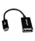 Cable micro usb tipo b a usb tipo a startech macho - hembra - negro