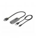 Adaptador hdmi a displayport startech 0.3m - macho - hembra - gris