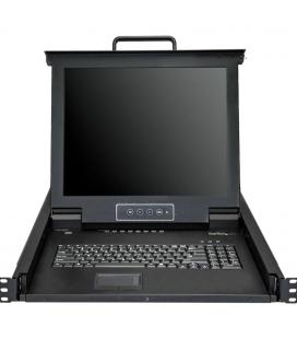 Consola kvm startech de montaje en rack de servidores 17 pulgadas