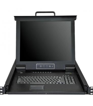 Consola kvm startech de montaje en rack de servidores 17 pulgadas
