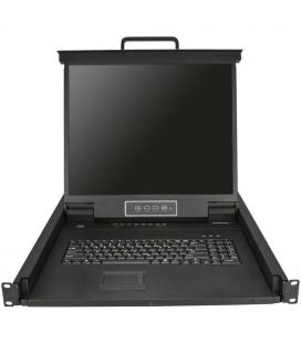Consola kvm startech de montaje en rack de servidores 19 pulgadas