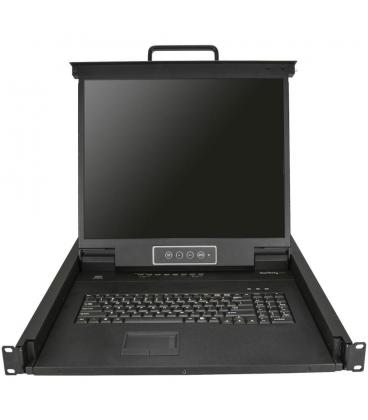 Consola kvm startech de montaje en rack de servidores 19 pulgadas