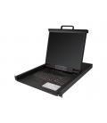 Consola kvm startech de montaje en rack de servidores 19 pulgadas
