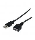 Cable usb 2.0 startech 0.91m - macho - hembra - negro